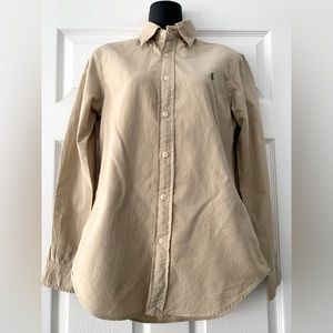 Ralph Lauren classic fit - XS - Khaki/olive green logo - excellent condition